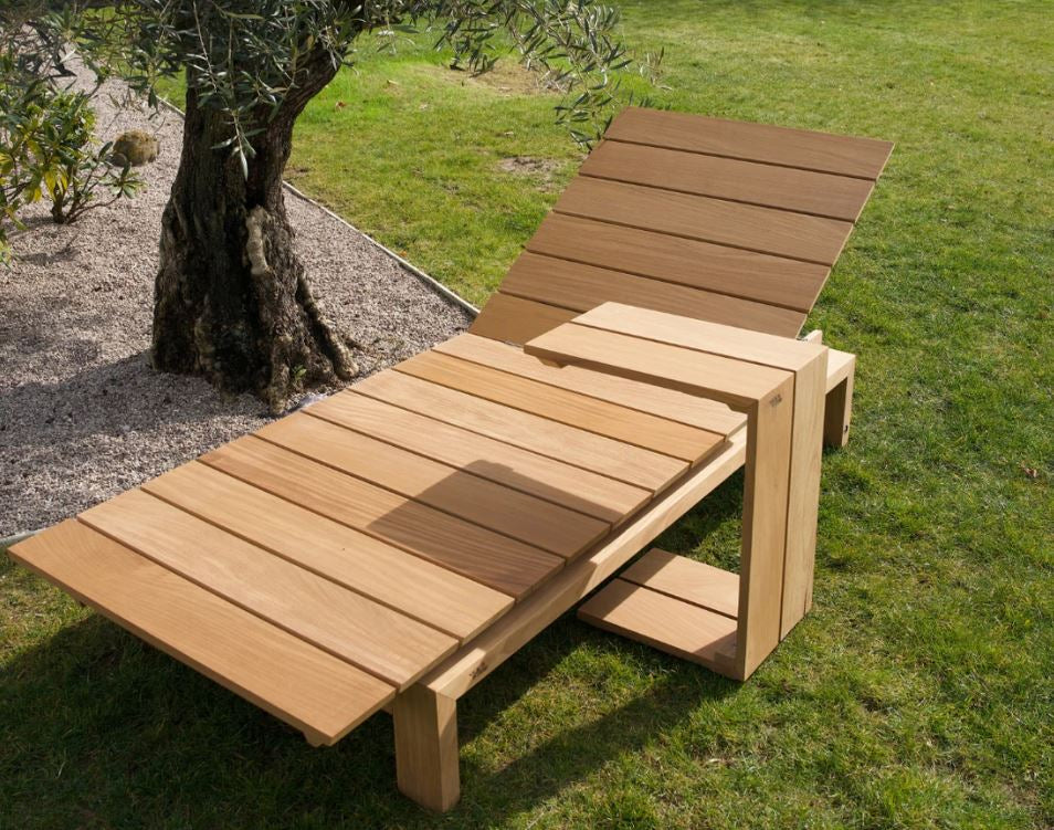 Teak bijzettafel "Vencimont"