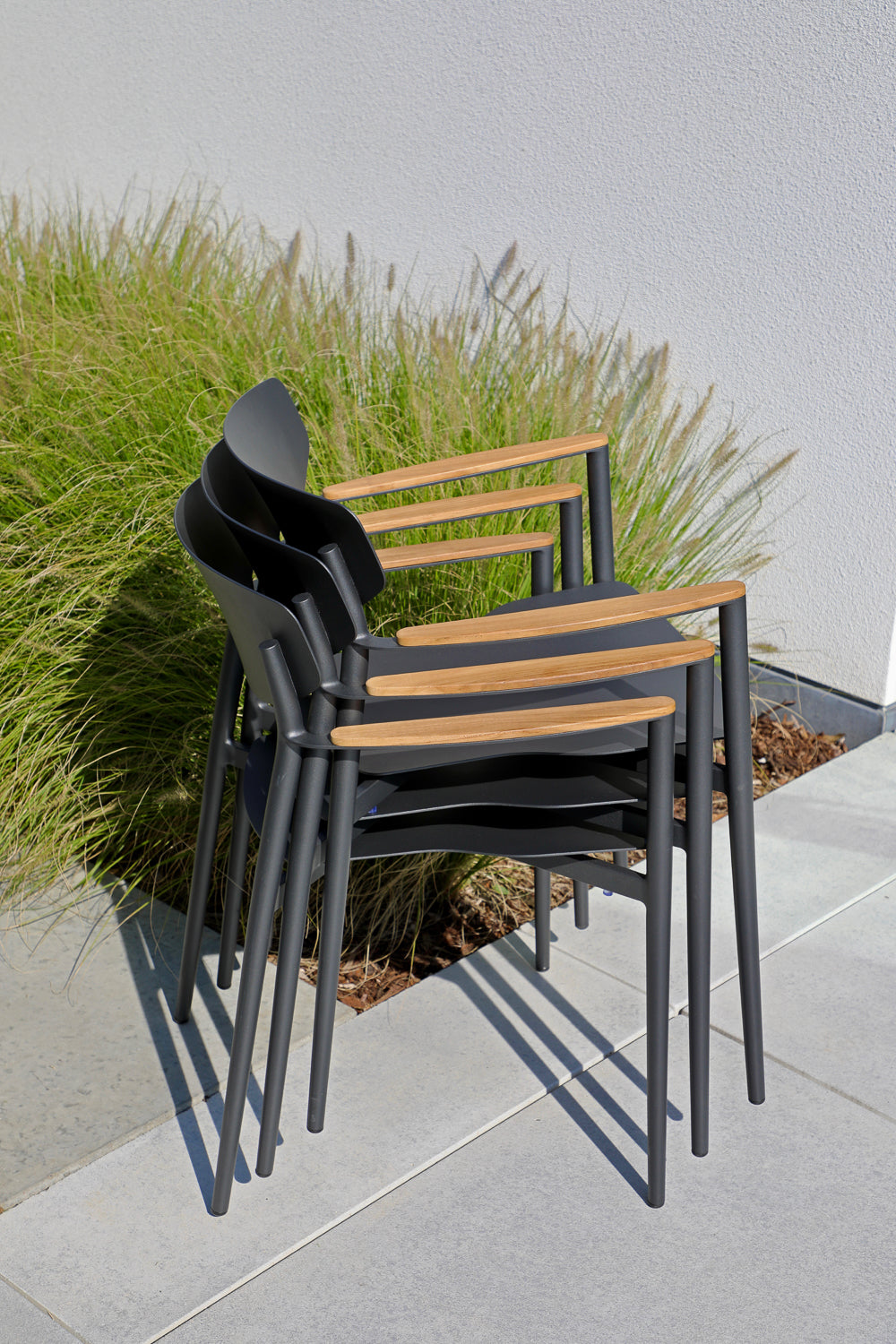 STAY Natural aluminium stoel