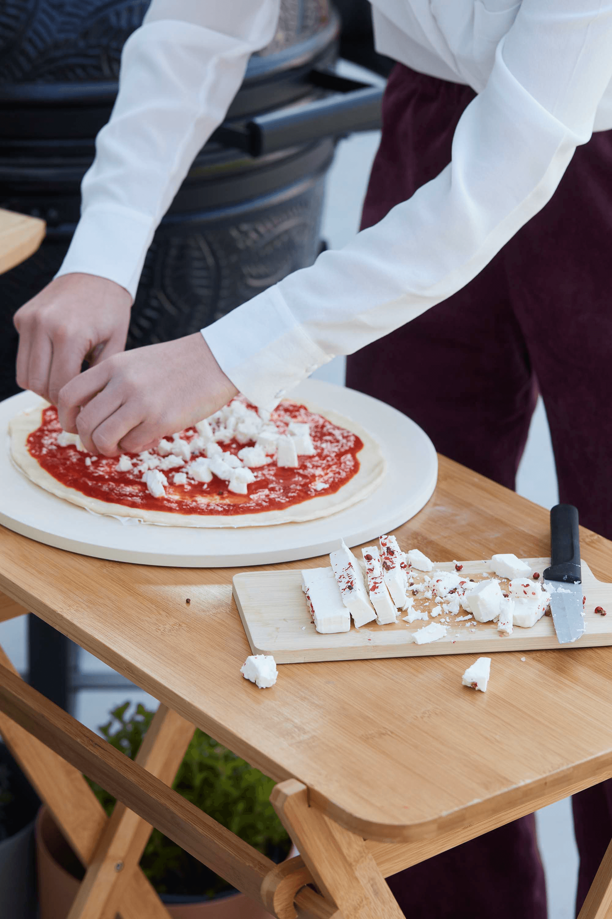 Snijtafel uit bamboe