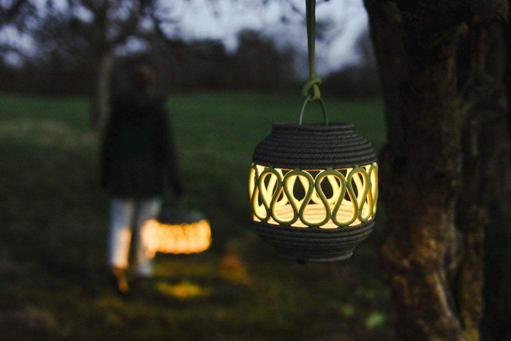 Draadloze braid lamp