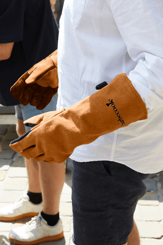 Set van 2 zachte lederen handschoenen