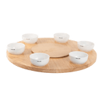 Joya draaitafel met 6 kommetjes