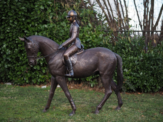 Meisje op paard