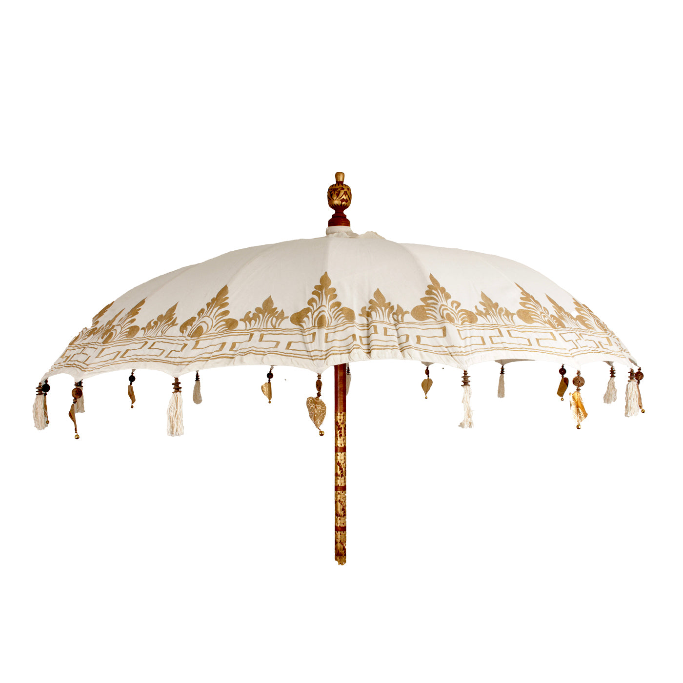 Parasol white/gold