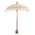 Parasol white/gold